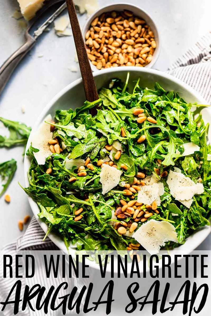  A bowl of healthy greens never looked and tasted this good with our wine and cheese dressing steals the show.