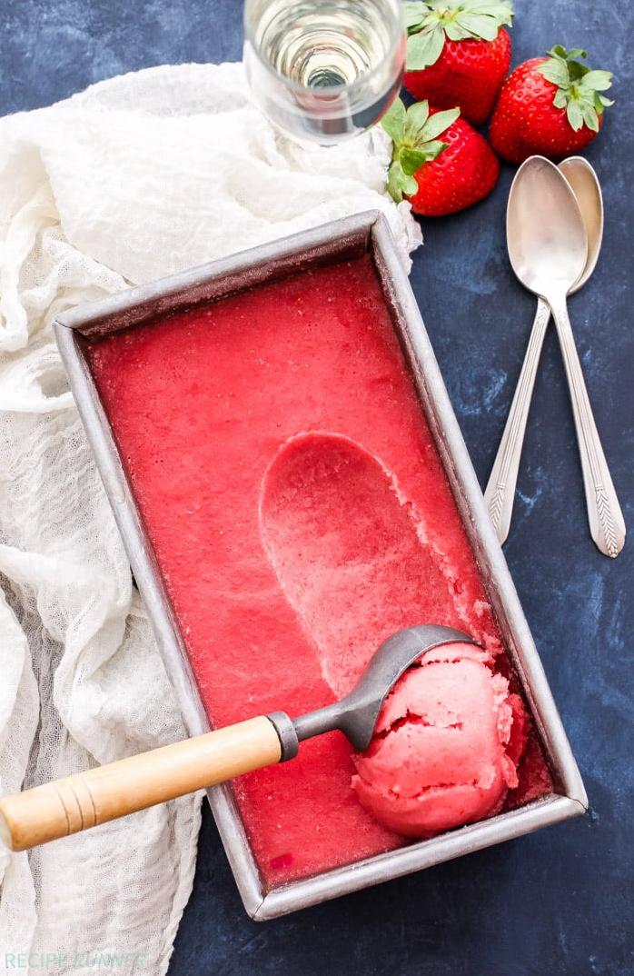  A classic combination upgraded to a sorbet
