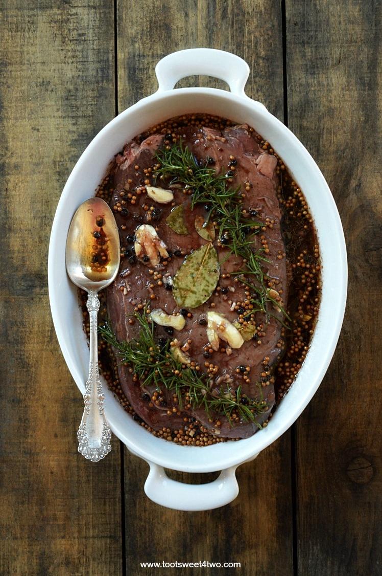  A deep red wine marinade to make your taste buds sing