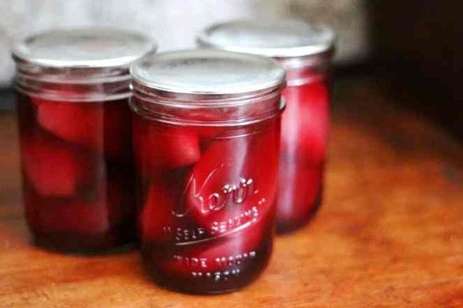  A delicious twist on traditional pickling - try our pears pickled in merlot wine!