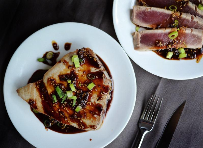  A delightful combination of tender, juicy tuna and savory chardonnay sauce.