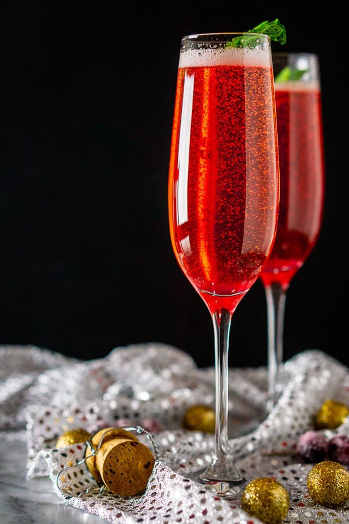  A perfect bubbly cocktail for the holidays