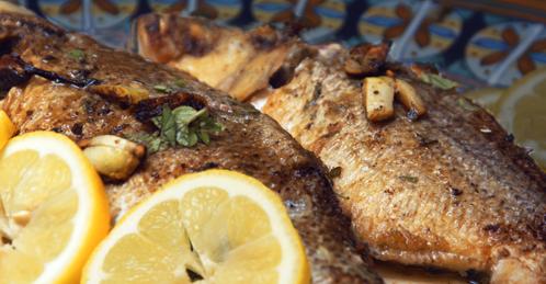  A perfect catch: Pan roasted white bass with wine butter sauce