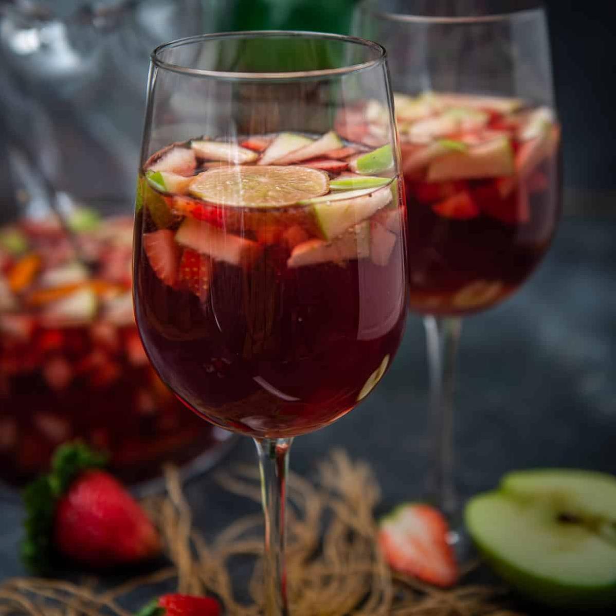  A refreshing and fruity red wine sangria perfect for the summer