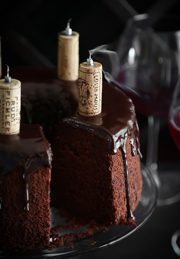  A slice of heaven: Chocolate-wine sponge cake