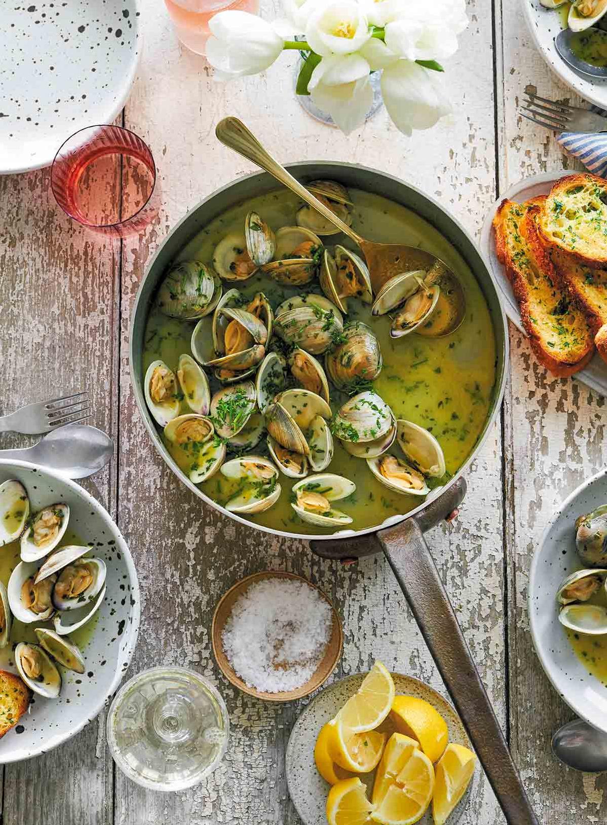  A sophisticated twist on the classic clam dish.