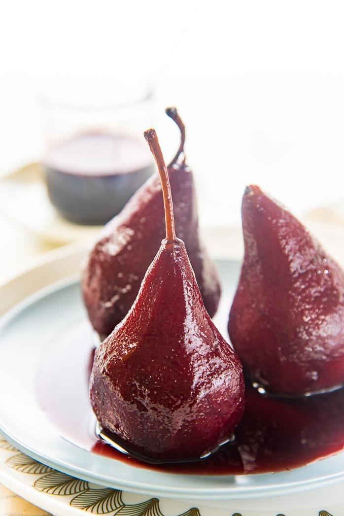  A spoonful of heaven - this red wine pear dessert is a must try!