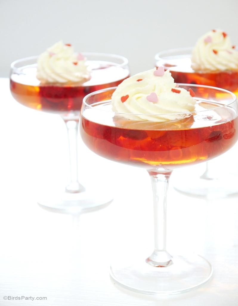  A sweet treat with a little kick, thanks to the addition of Champagne!