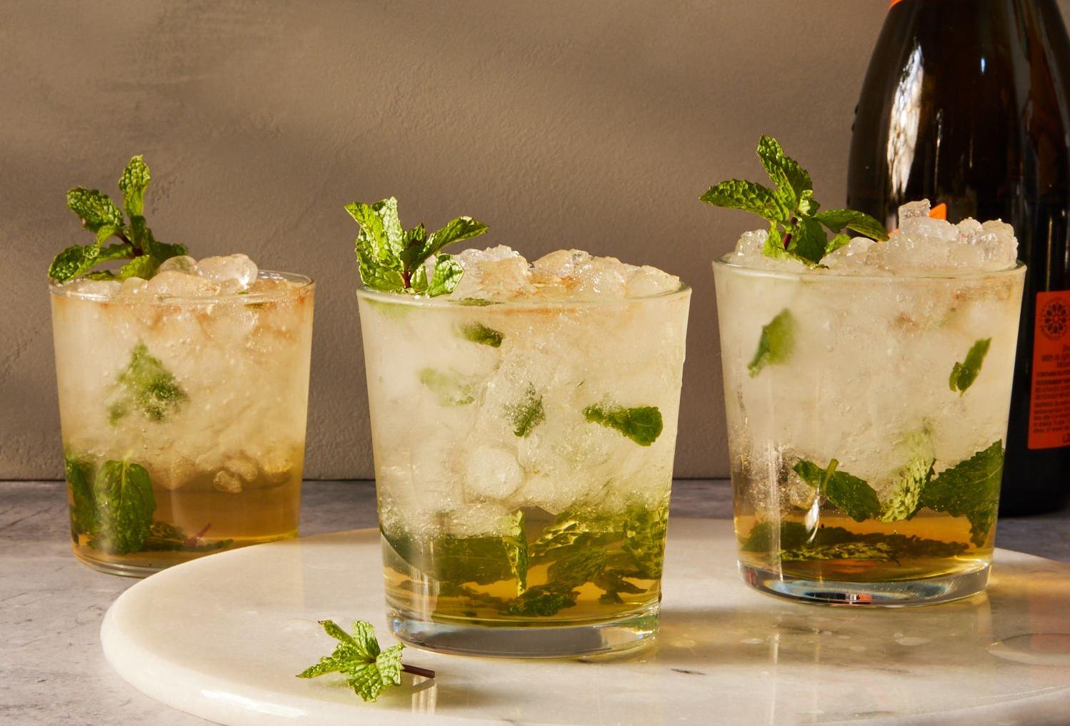  A twist on the classic julep, this drink is sure to impress.