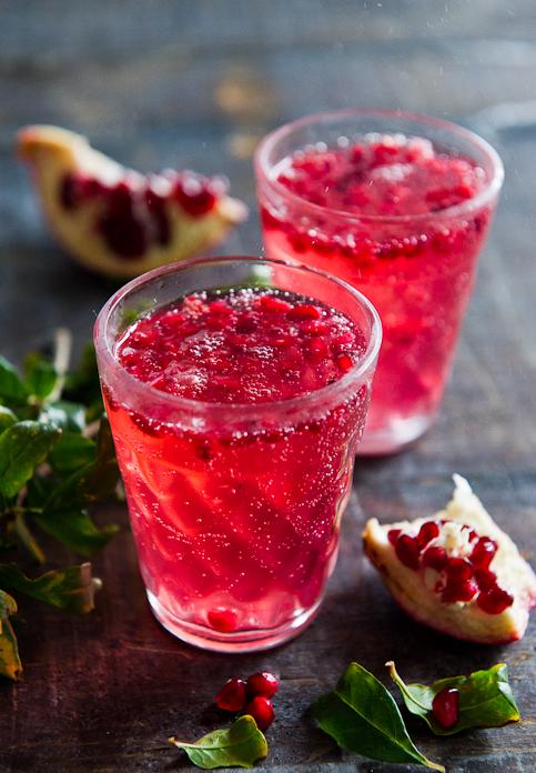  Add a pop of color and flavor to your favorite bubbly with this Pomegranate Simple Syrup & Sparkle Wine Cooler.