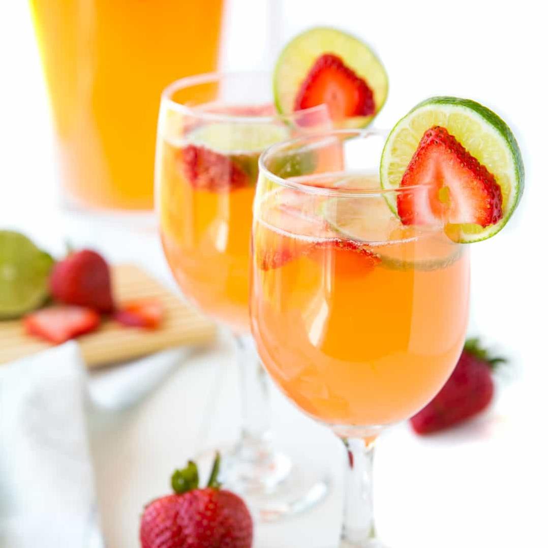  Add a pop of color to your next gathering with this vibrant wine punch recipe.