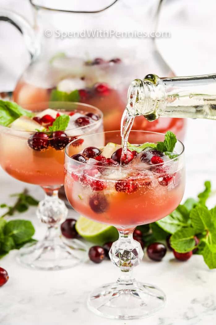  Add some extra pizzazz to your celebrations with this bubbly punch.