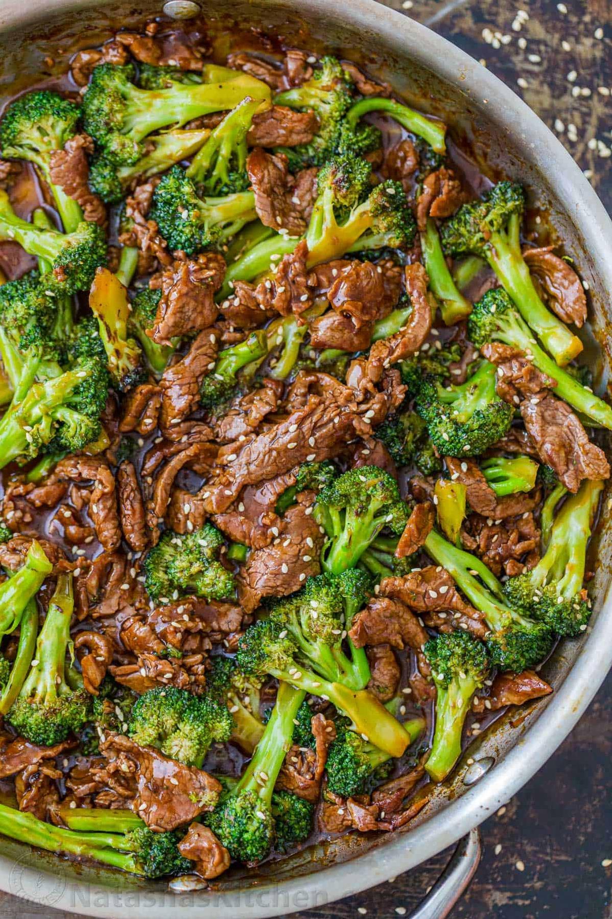  Beef and Broccoli in a Savory Wine Sauce, where taste buds meet.