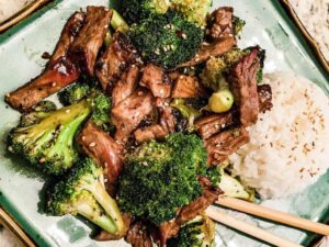 Beef and Broccoli With Savory Wine Sauce