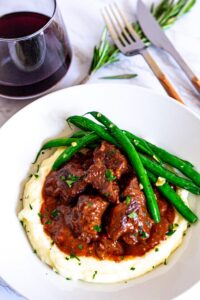 Beef in Red Wine & Brandy