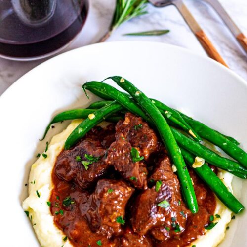 Beef in Red Wine & Brandy