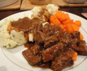 Beef, Red Wine, and Chilli Casserole