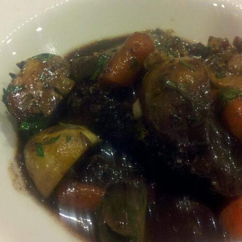 Beef Stew in Red Wine Sauce