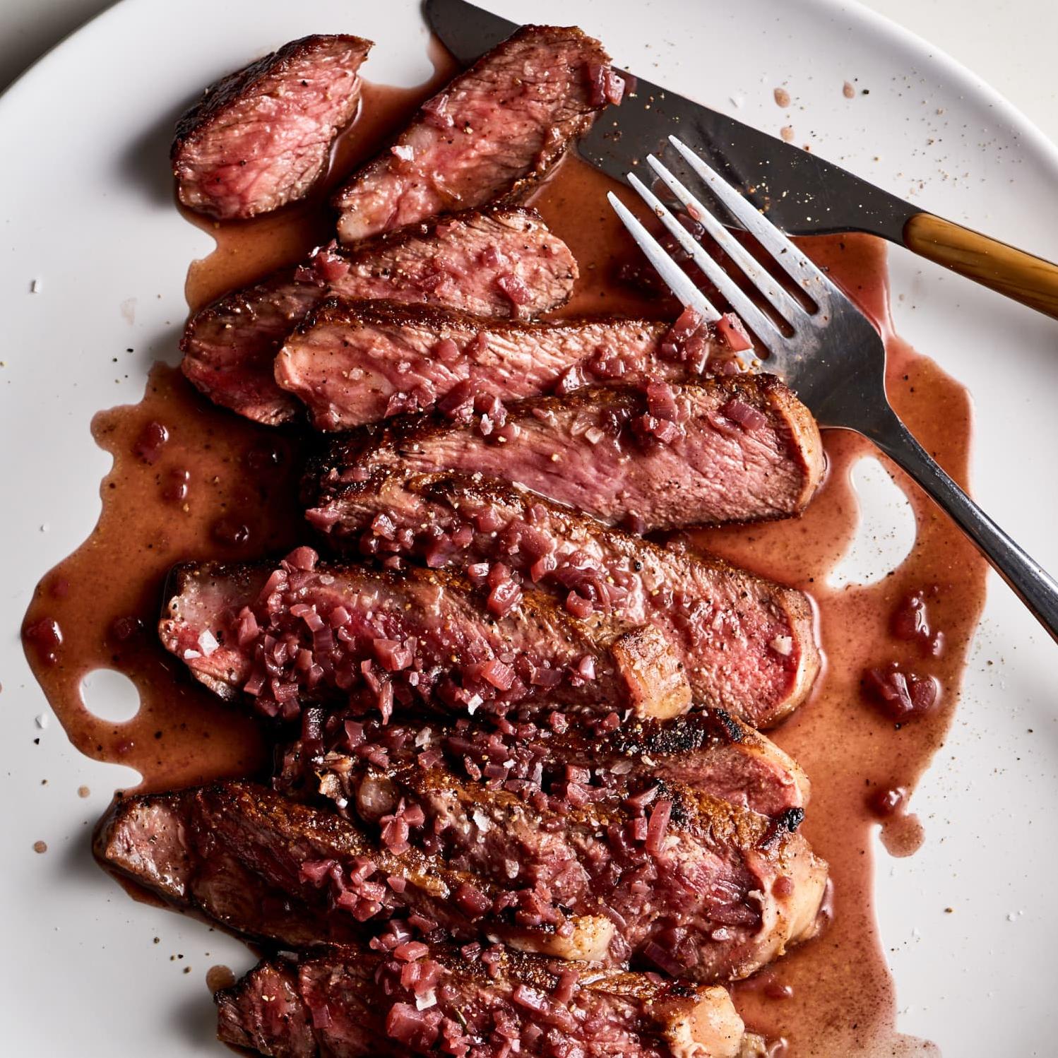 Mouth-watering Beef with Rich Red Wine Sauce Recipe