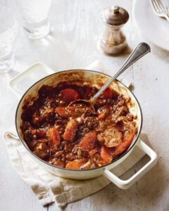 Beef With Red Wine & Veggies Casserole