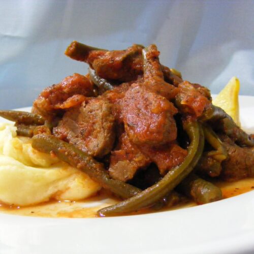 Braised Lamb With Red Wine, Coffee, and Cardamom