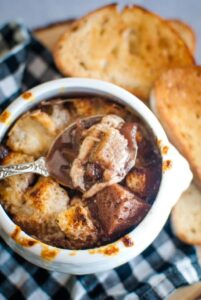 Bread, Wine and Onion Soup