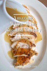 Brined Roasted Turkey Breast With White Wine Pan Sauce