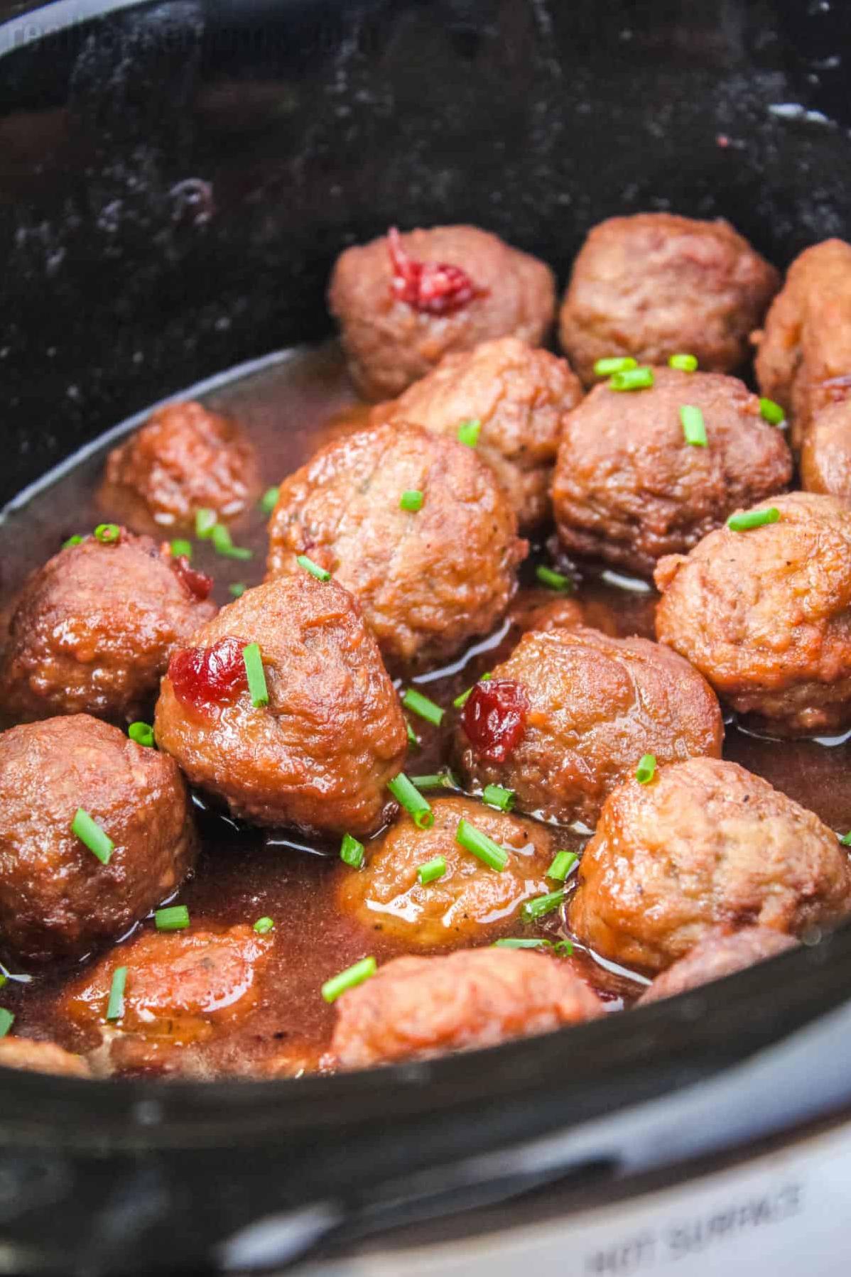  Bring a touch of elegance to your dinner table with this delicious meatball entrée.