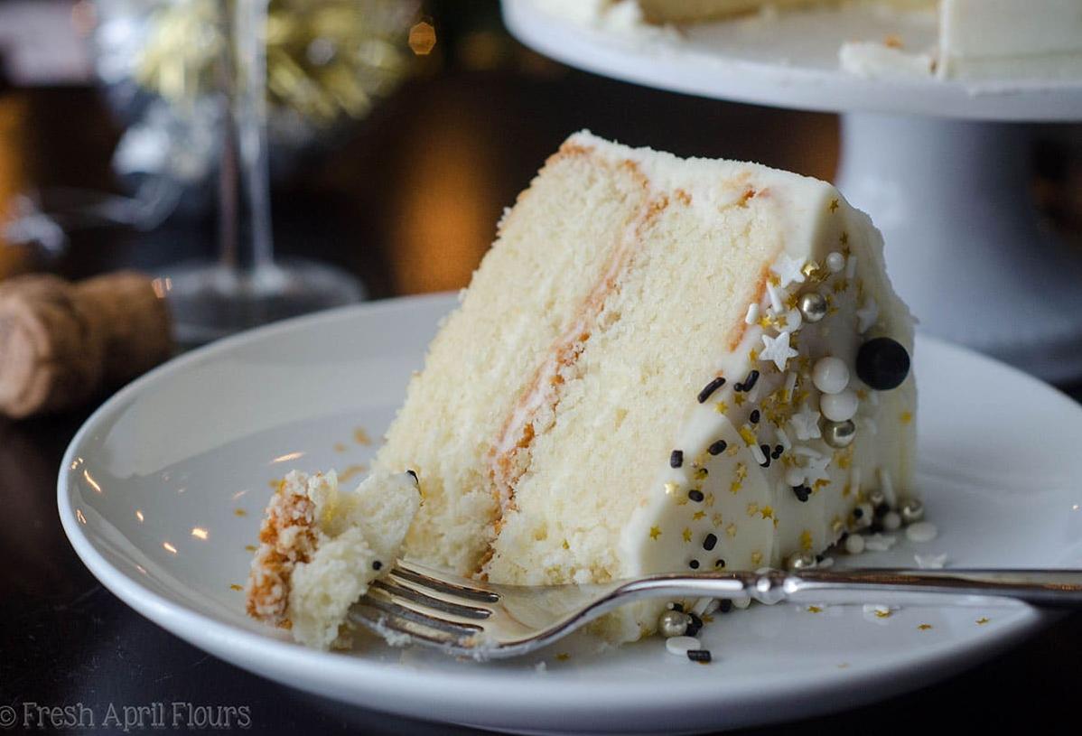  Bubbles galore in a pastry that sparkles with every slice.