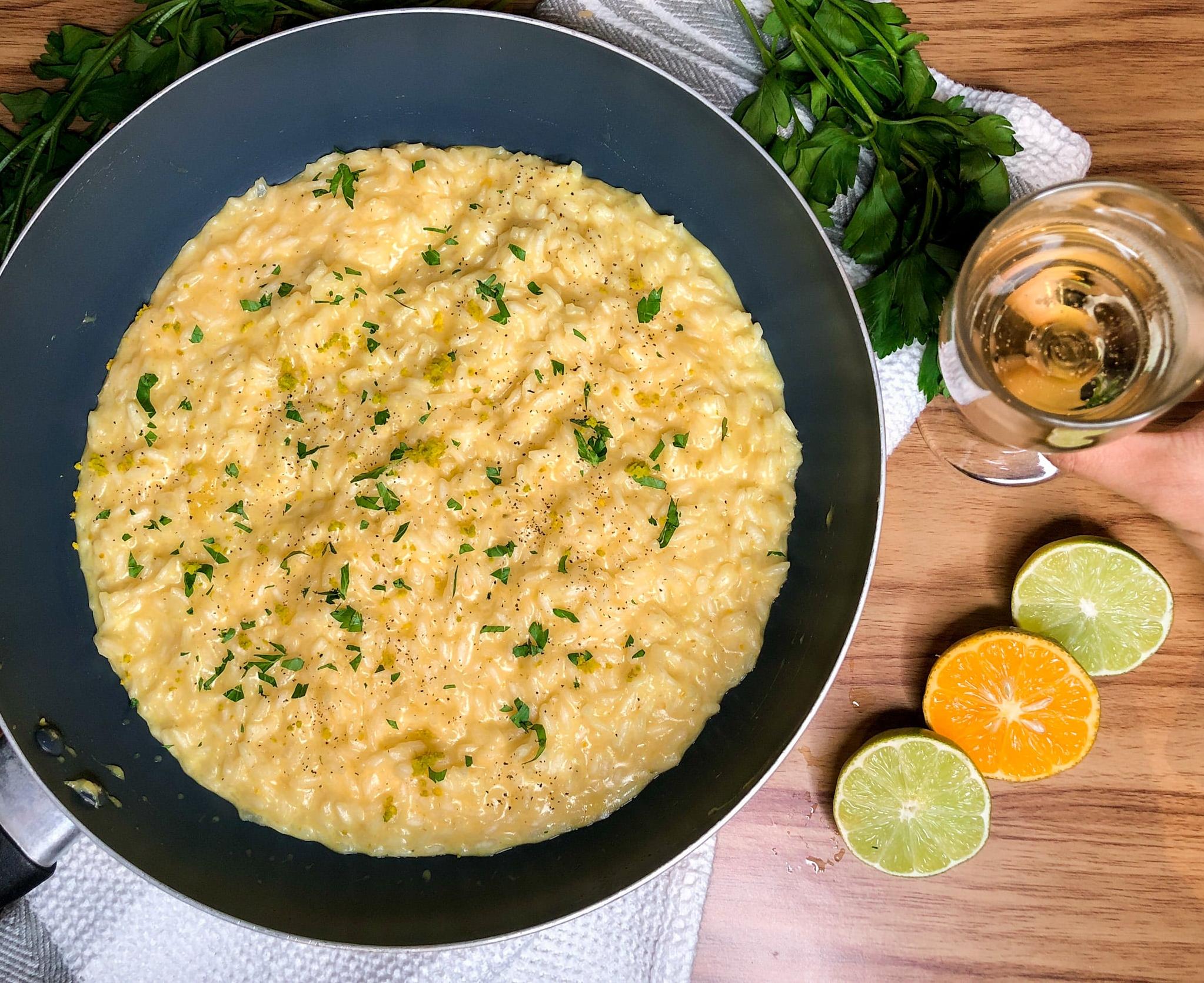  Bubbly and creamy - this risotto is a true decadence.