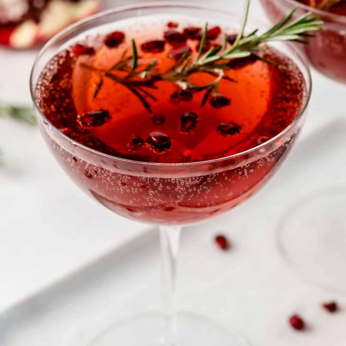  Bursting with flavor, this champagne cocktail is a must-try!