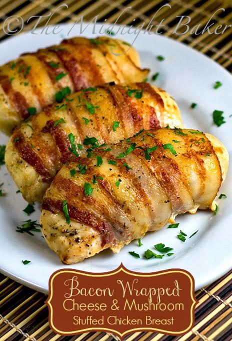  Can you smell the sizzle of juicy chicken breast wrapped in crispy bacon?