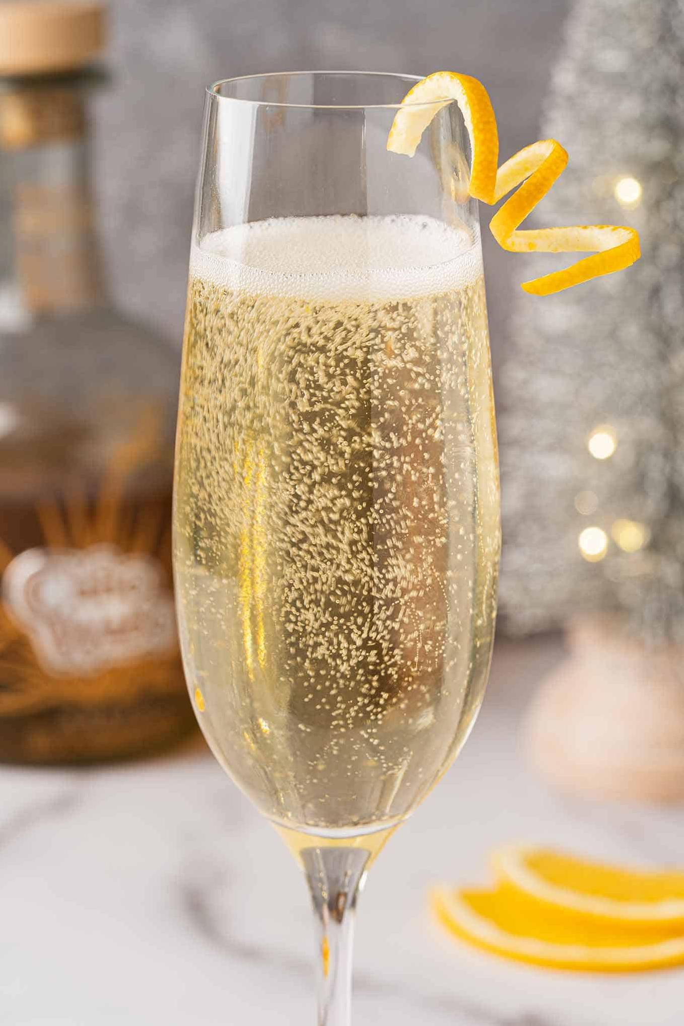 Delectable Champagne Foam with Spiced Oranges Recipe