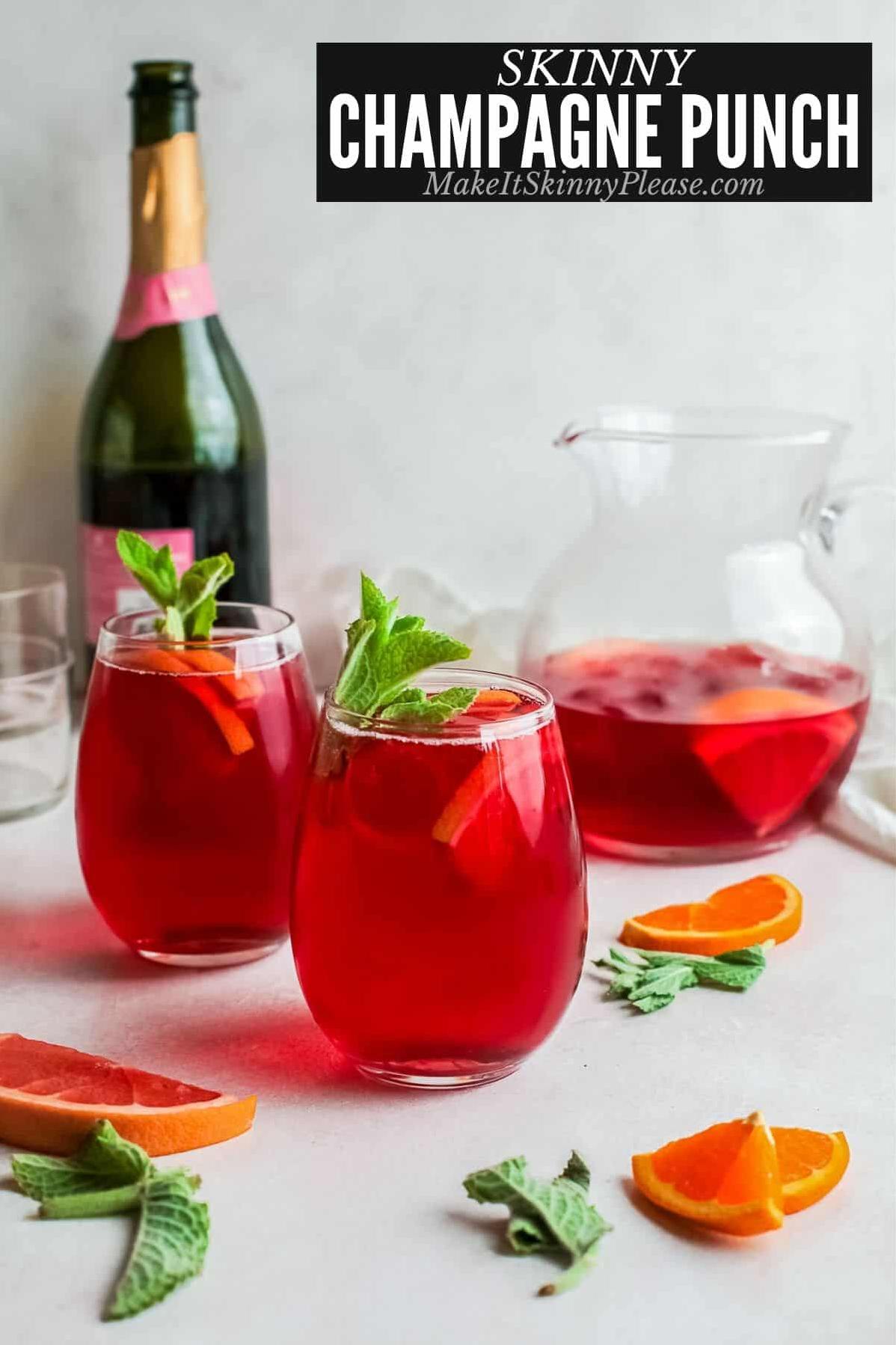  Champagne, fruit juice, and triple sec make a heavenly combination.