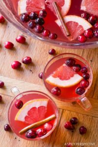 Champagne Holiday Punch