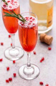 Champagne Pomegranate Cocktail