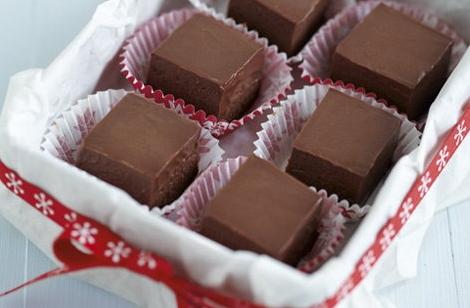 Champagne Truffle Squares