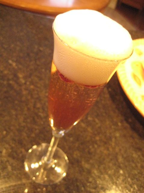  Cheers to summer with this refreshing Raspberry Beer & Champagne Cocktail!