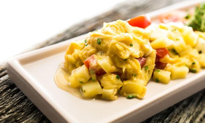  Cheese lovers unite! Emmental cheese adds an irresistible twist to this classic dish