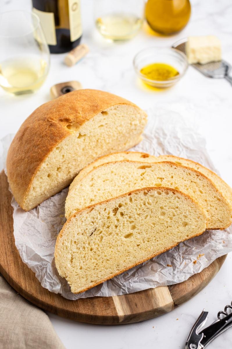  Cheesy, flavorful, and delicious - this bread is a match made in heaven with a glass of wine!