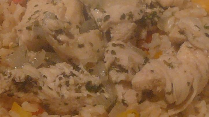 Chicken and Herbs in a White Wine Sauce