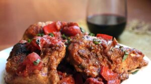 Chicken Cacciatore With Wine