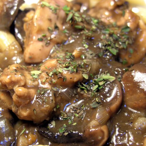Chicken in a Riesling Sauce