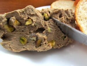 Chicken Liver Paté With Port Wine and Pistachios