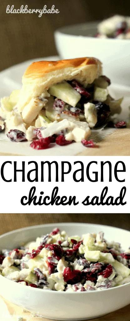  Chicken never tasted as luxurious as in this salad