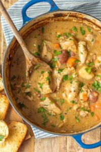 Chicken Stew With White Wine