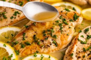 Chicken With White Wine Lemon Pepper Marinade