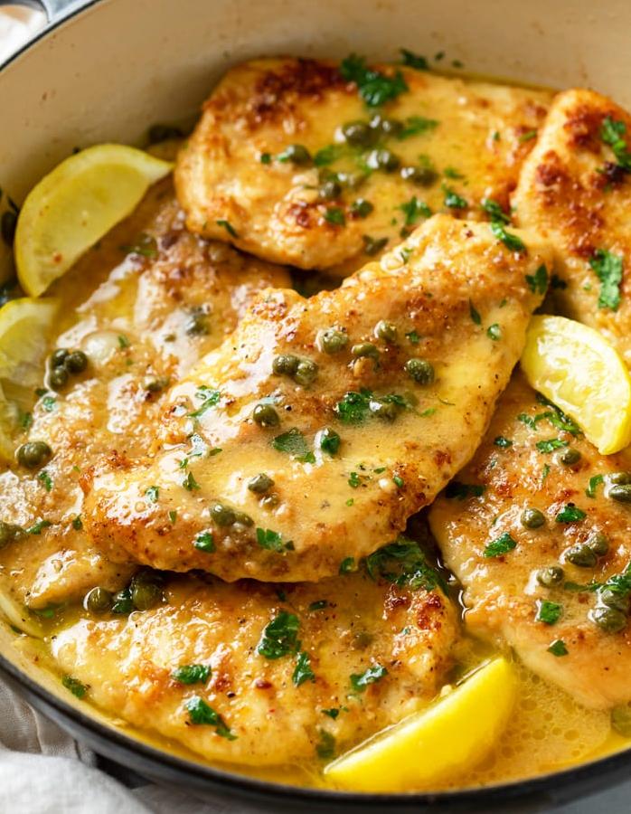 Chicken With Wine and Capers