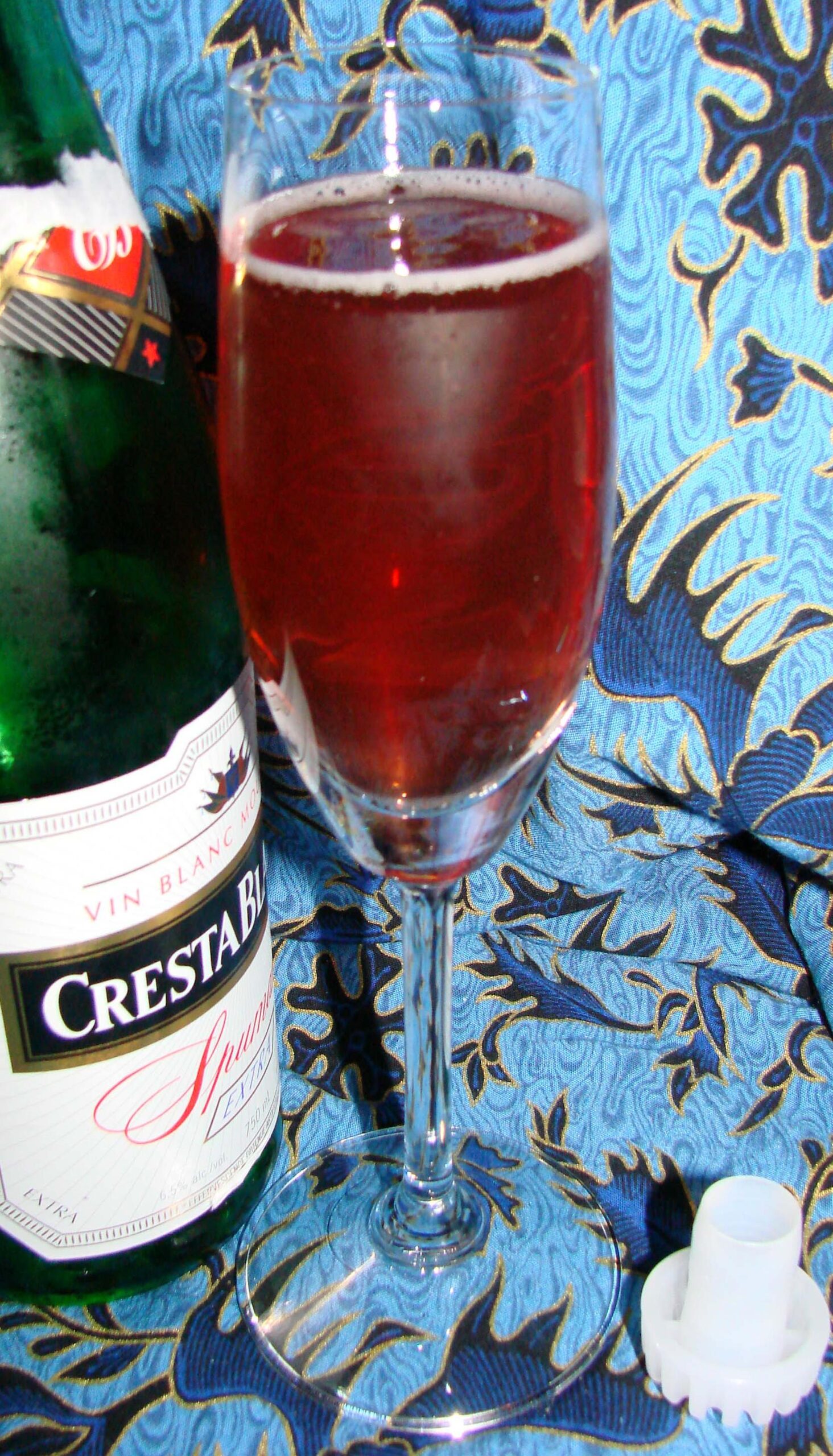 Cranberry Kir Champagne Cocktail
