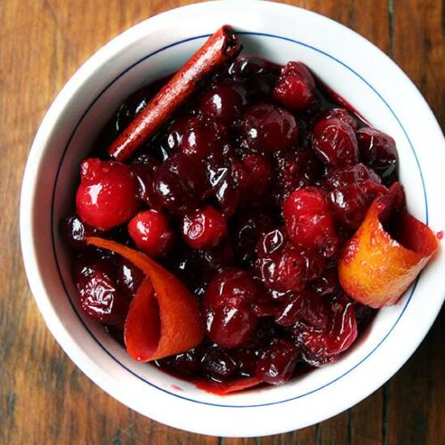 Cranberry Sauce With Red Wine